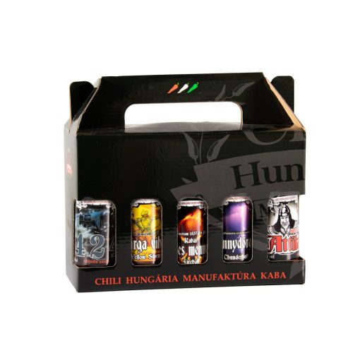 ALL IN ONE - 10 chili szósz egyben + Ajándék díszdoboz