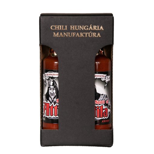 Spirit of Attila - prémium chili szósz 2x100ml + díszdoboz