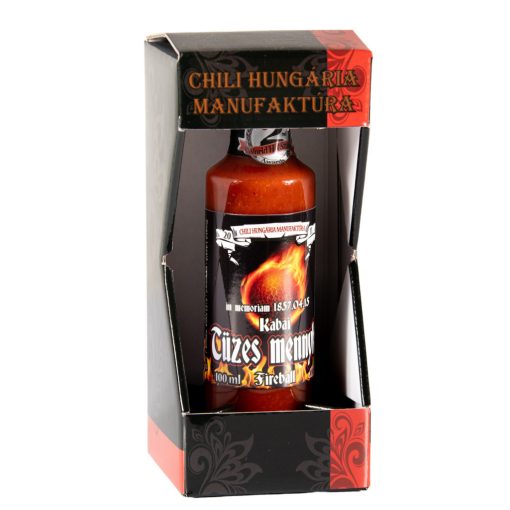 Tüzes mennykő chili szósz díszdobozban 100ml