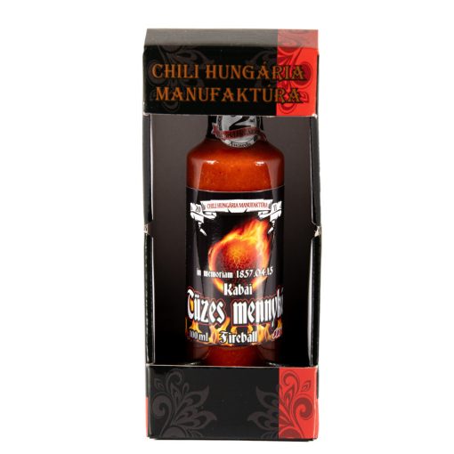 Tüzes mennykő chili szósz díszdobozban 100ml